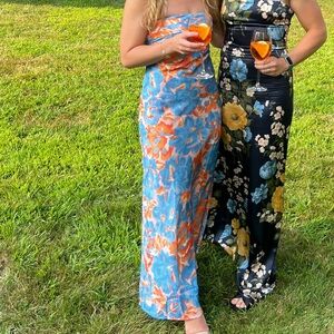 Light blue wedding guest dress